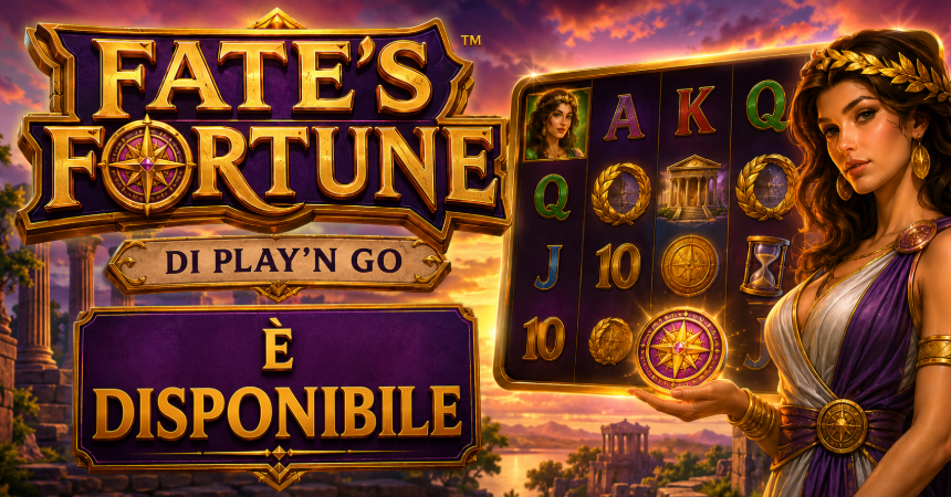Fate's Fortune di Play'n GO è ora disponibile: arriva una nuova slot ispirata alla mitologia greca